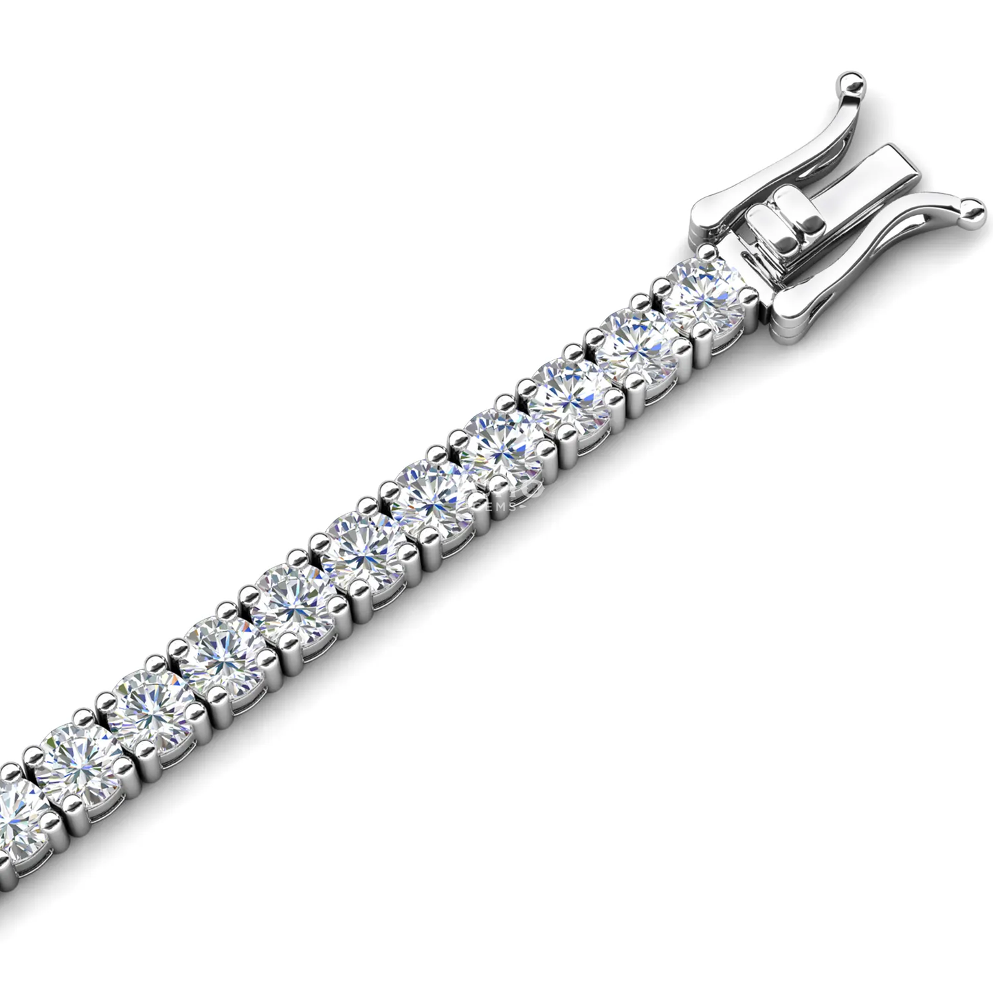 VVS1 Ideal Cut Moissanite Tennis Bracelet, Passes Diamond Tester | 925 Sterling Silver Iced Out Jewelry | 2-6mm Anniversary Gift