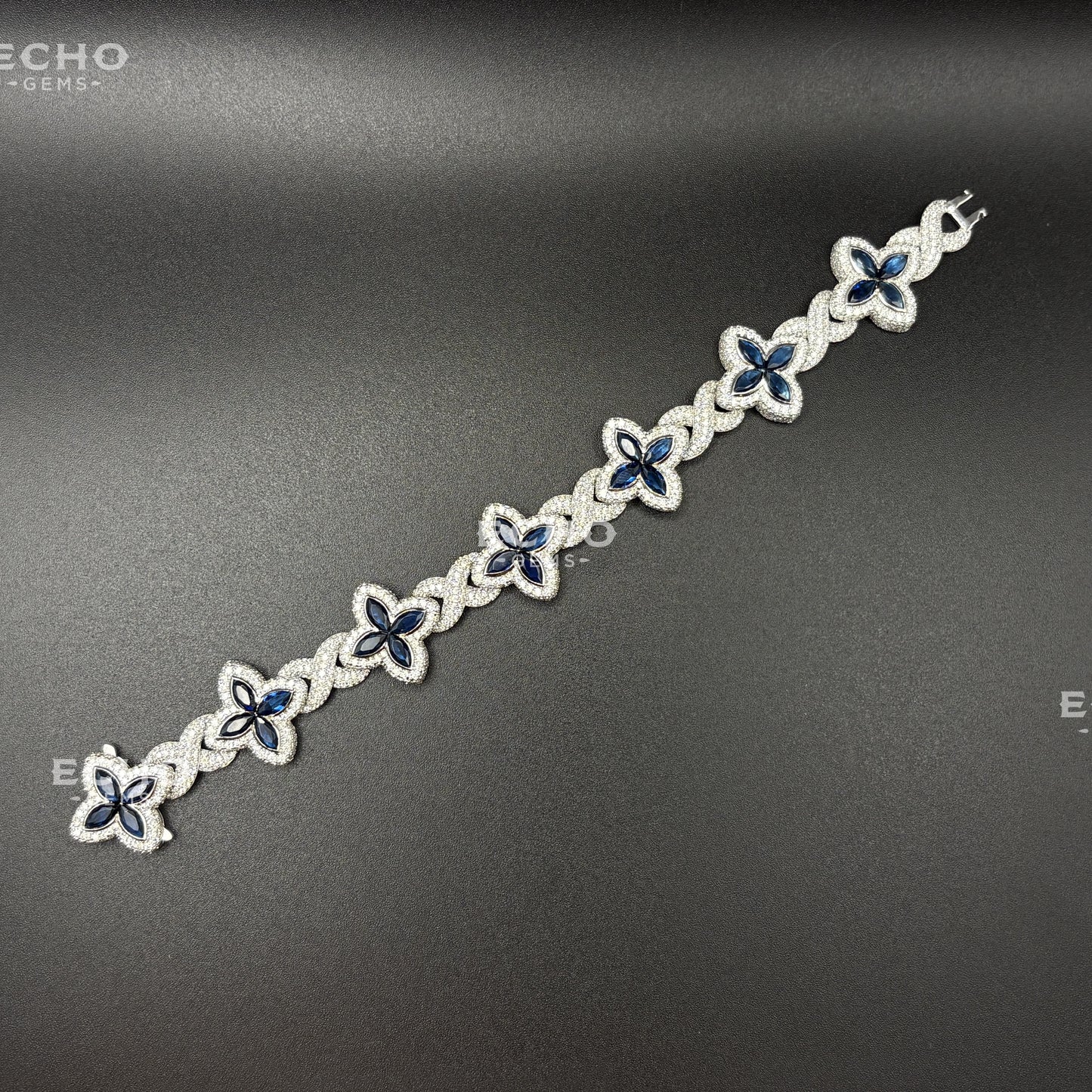 Vibrant Floral Bracelet | 925 Sterling Silver Bloom Design | Boho Chic Gift for Her