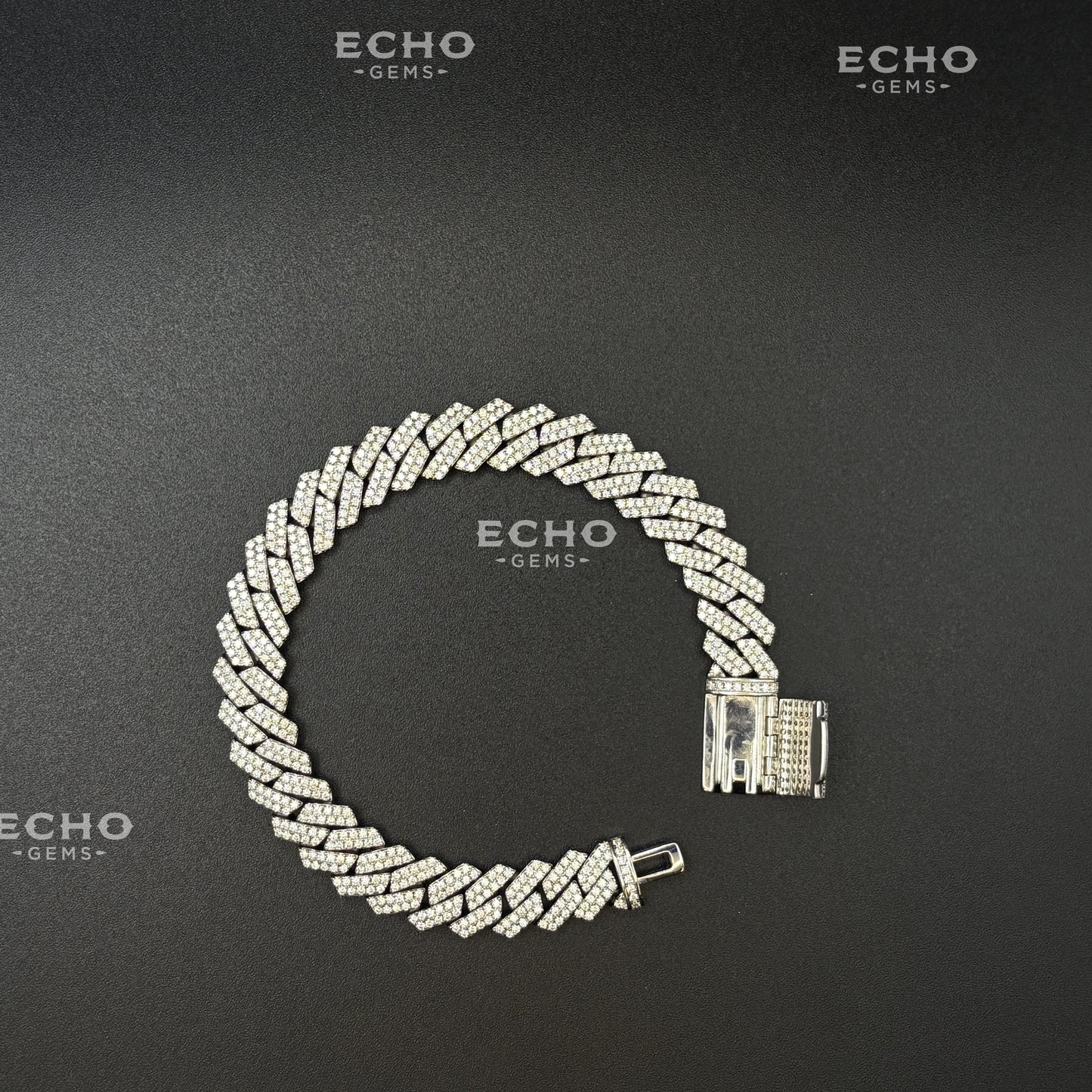 Cuban Bracelet β Solid 925 Sterling Silver | 6mm to 20mm | Classic Iced Out Chain | Luxury Hip-Hop Jewelry