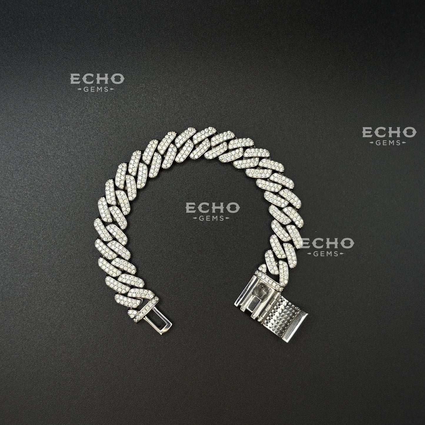 Cuban Bracelet β Solid 925 Sterling Silver | 6mm to 20mm | Classic Iced Out Chain | Luxury Hip-Hop Jewelry