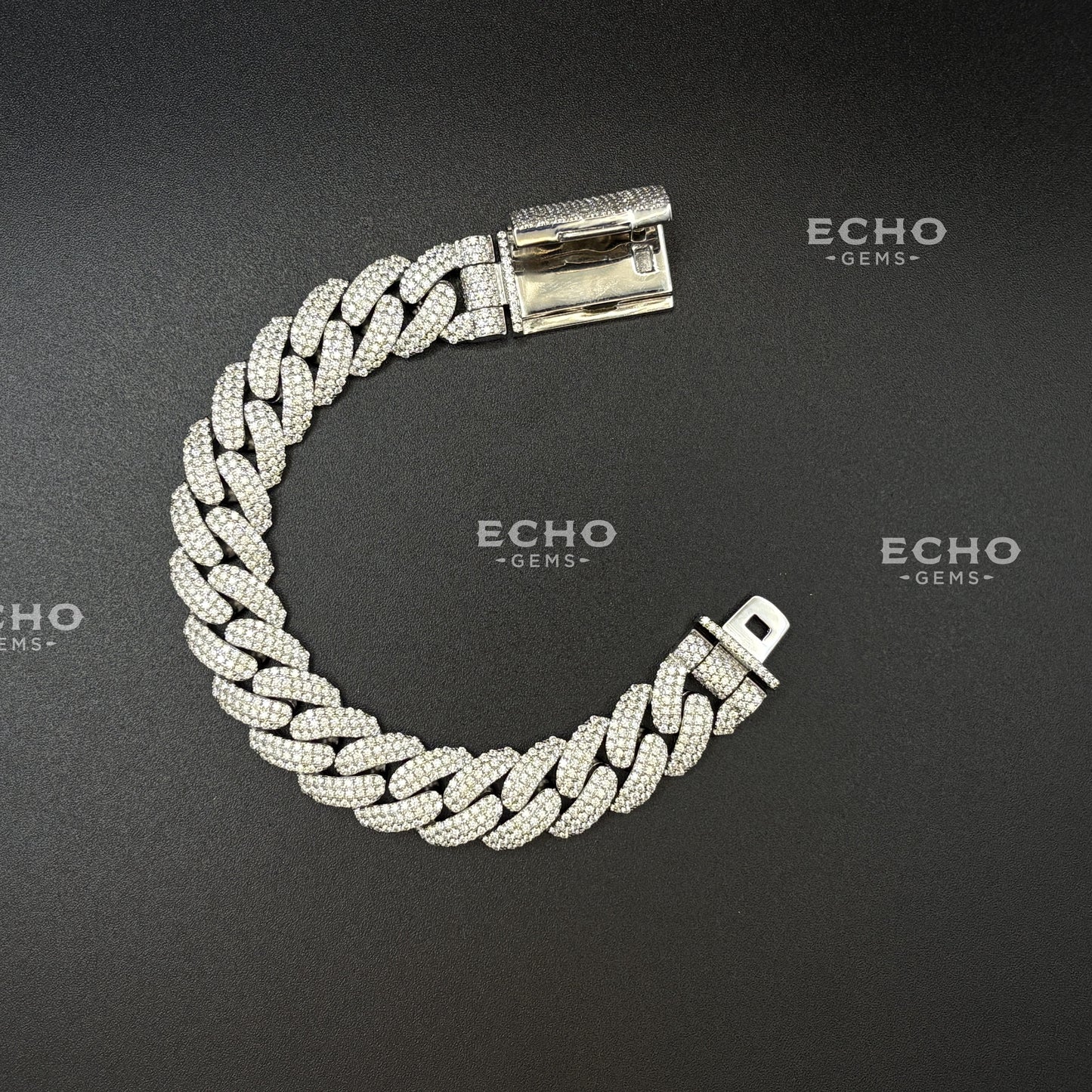 Cuban Bracelet β Solid 925 Sterling Silver | 6mm to 20mm | Classic Iced Out Chain | Luxury Hip-Hop Jewelry