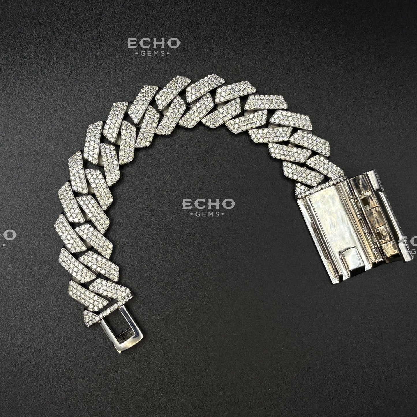 Cuban Bracelet β Solid 925 Sterling Silver | 6mm to 20mm | Classic Iced Out Chain | Luxury Hip-Hop Jewelry