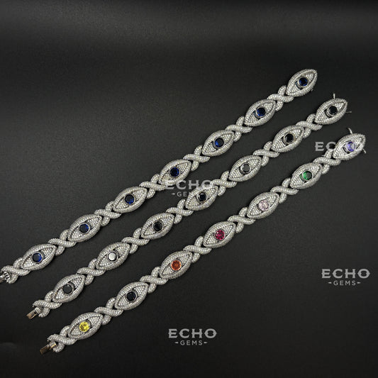 Mystical Eye Bracelet with Unique Color Options | Protection Jewelry | Adjustable Fit | Boho Spiritual Gift