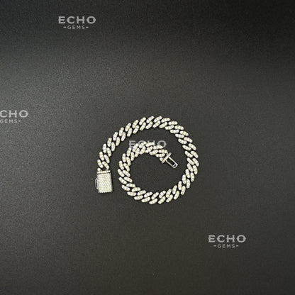 Cuban Bracelet – Solid 925 Sterling Silver | 6mm to 20mm | Classic Iced Out Chain | Luxury Hip-Hop Jewelry