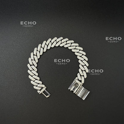 Cuban Bracelet – Solid 925 Sterling Silver | 6mm to 20mm | Classic Iced Out Chain | Luxury Hip-Hop Jewelry