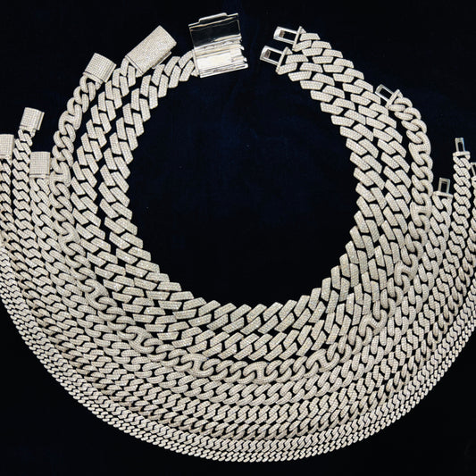 💎 Cuban Chain - 6mm to 20mm | Premium Quality Men’s & Unisex Necklace | Available in Multiple Colors & Lengths