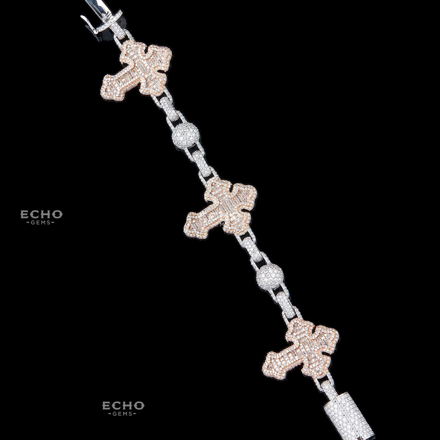 Unique Beaded Cross Bracelet | Elegant Symbolic Design – Ideal Gift for Him or Her