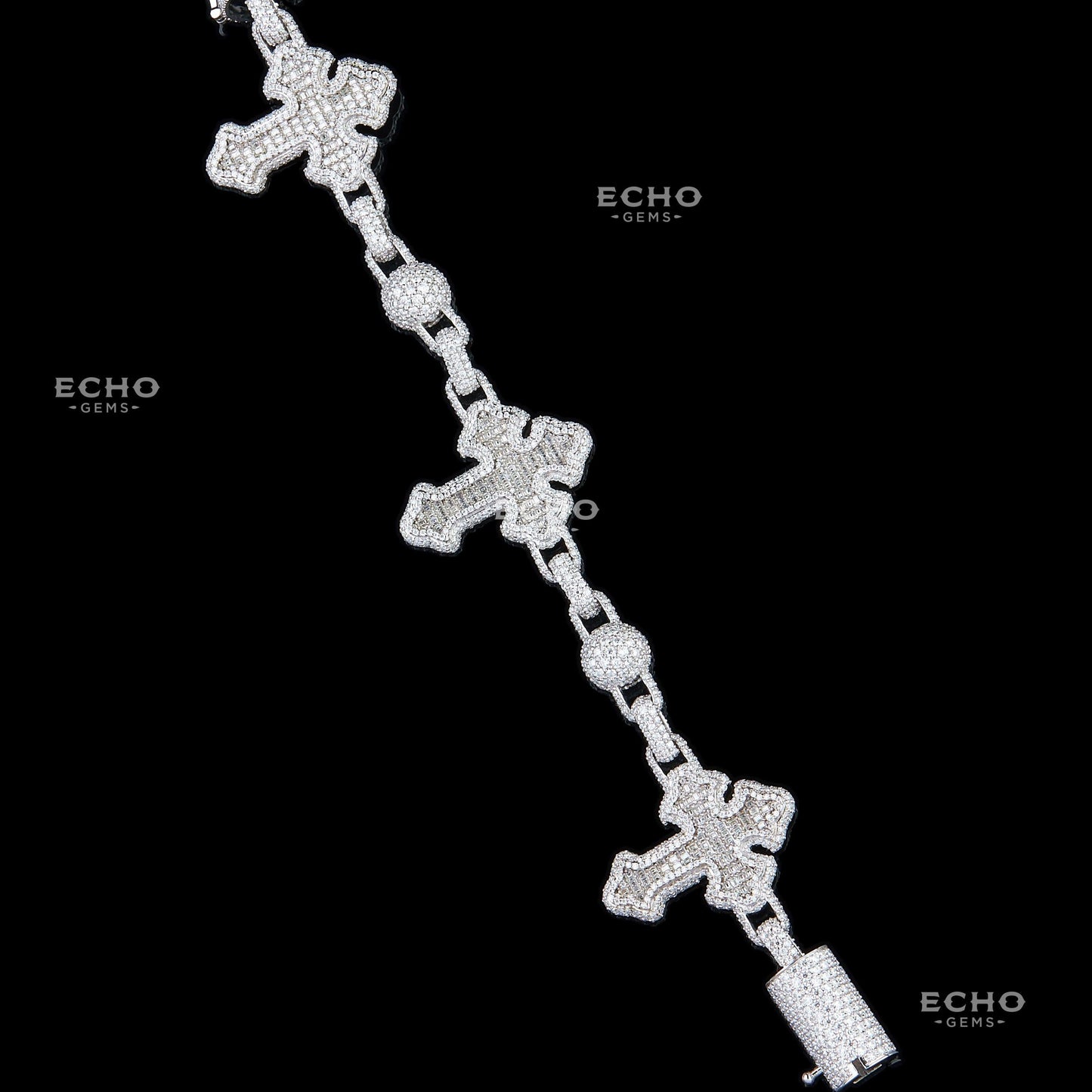 Unique Beaded Cross Bracelet | Elegant Symbolic Design – Ideal Gift for Him or Her