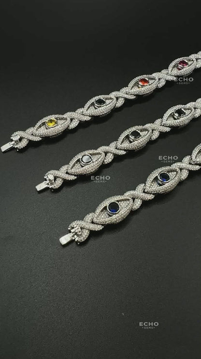 Mystical Eye Bracelet with Unique Color Options | Protection Jewelry | Adjustable Fit | Boho Spiritual Gift